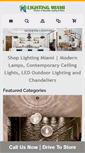 Mobile Screenshot of lightingmiami.com